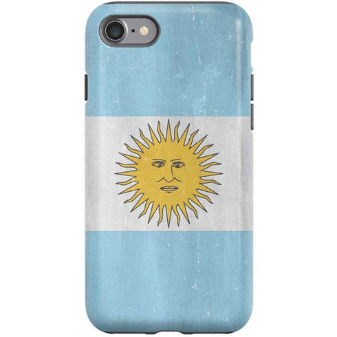 Argentina Flag Distressed iPhone SE (2nd & 3rd Gen) Pro Case